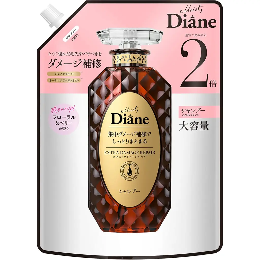 Moist Diane Extra Damage Repair Shampoo Refill (660ml)