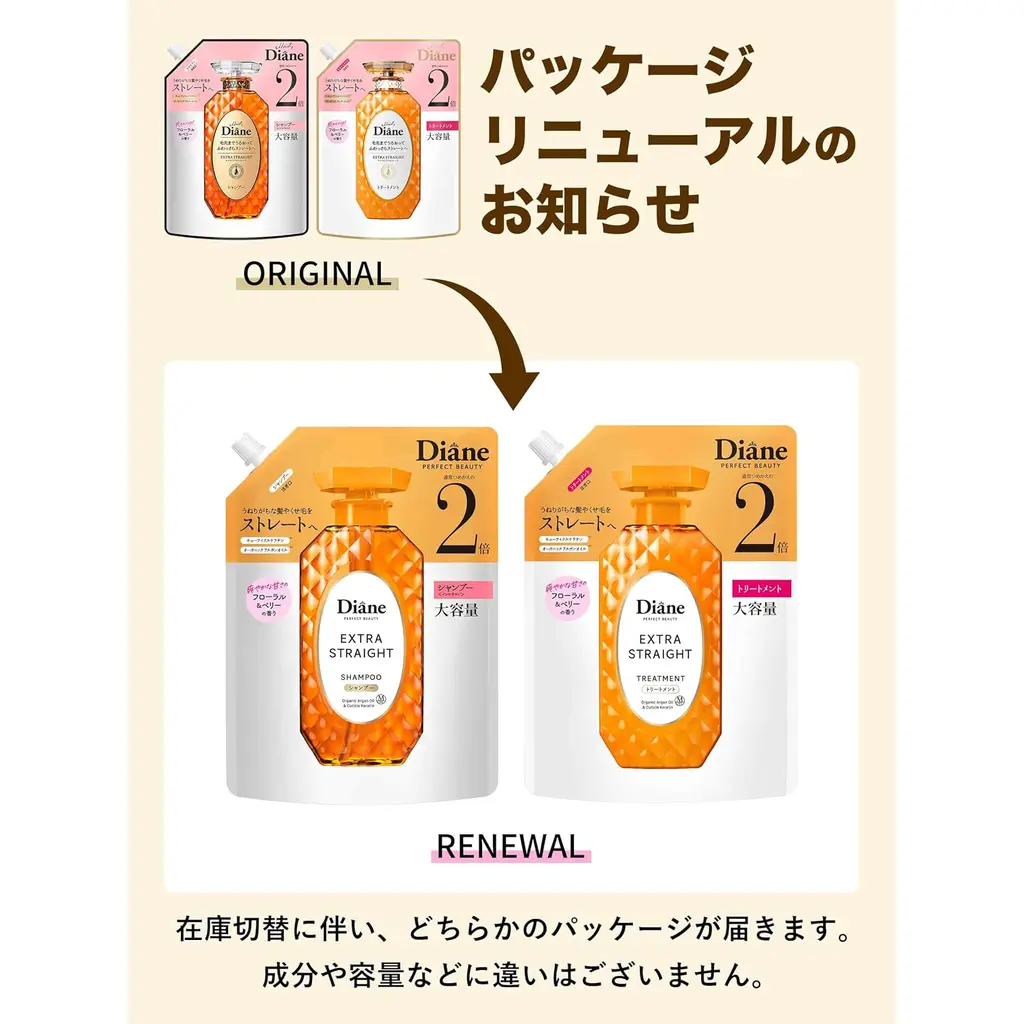 Moist Diane Extra Straight Treatment Refill (660g)